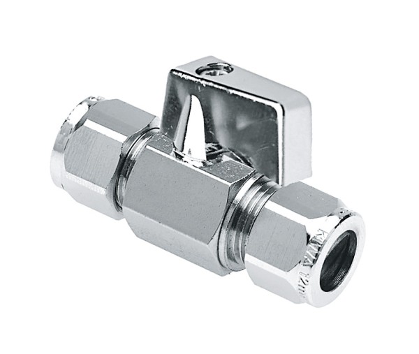 Wastafel (hoek) kogelstopkranen, verchroomd