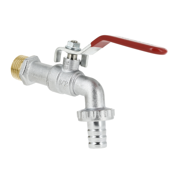 BONFIX Kogeltapkraan met slangaansluiting 3/4" vertind