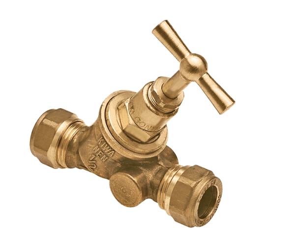 BONFIX Stopkraan 22 x 22 mm knel zonder aftap