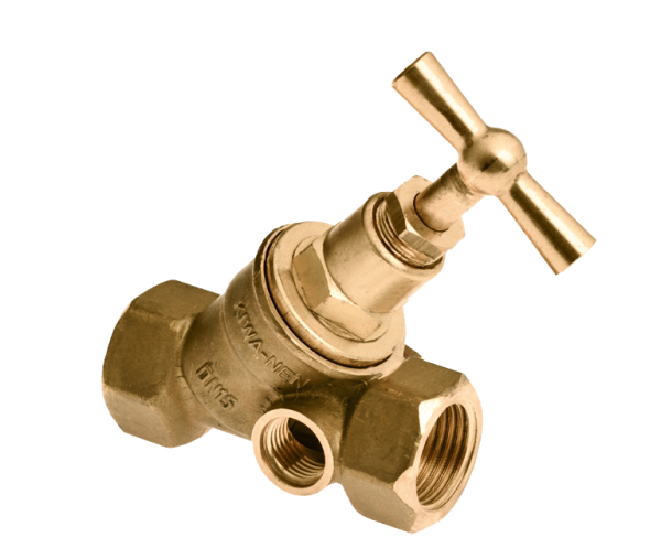 BONFIX Stopkraan 3/4" x 3/4" binnendraad met aftap