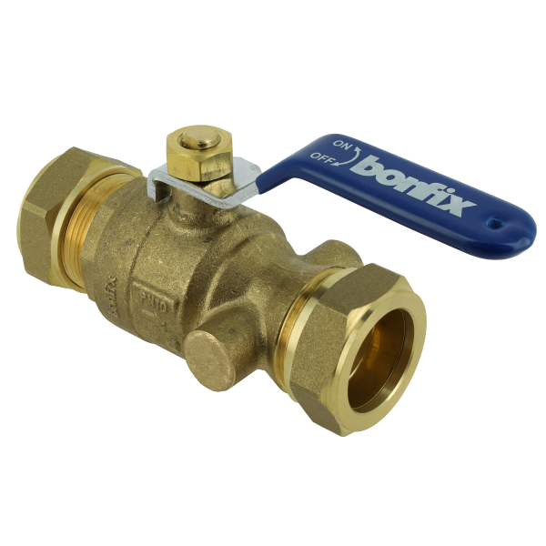 BONFIX Kogelstopkraan 22 x 22 mm knel zonder aftap