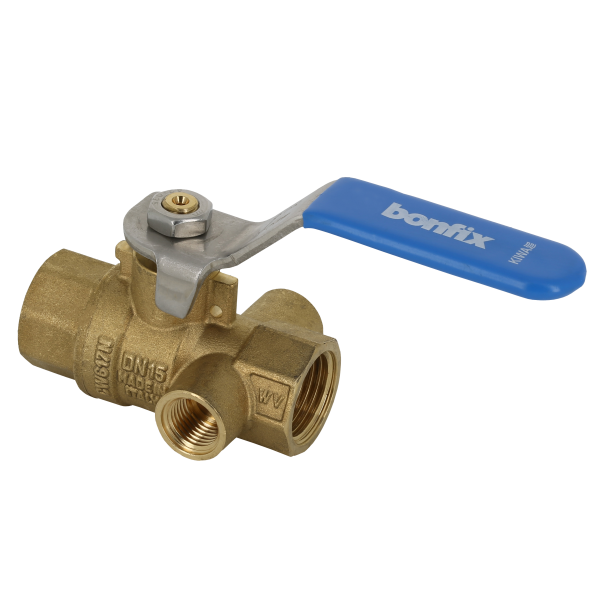 BONFIX Kogelstopkraan 3/4" x 3/4" bi.dr. met aftap