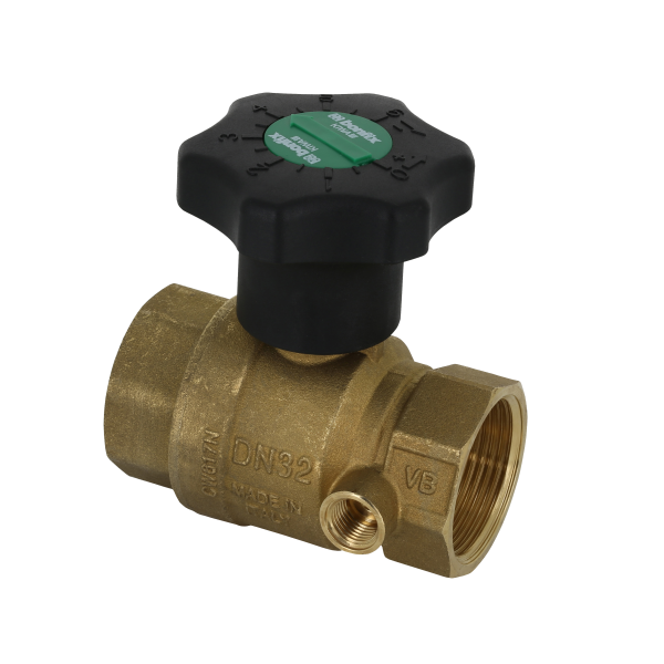 BONFIX Kogelstopkraan 3/2"x3/2" bi.dr. maf+vertragingshendel