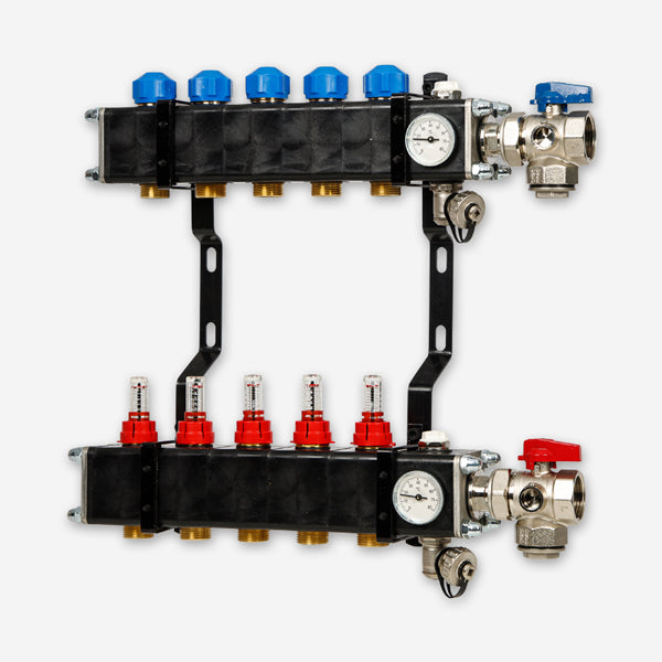 VTE composiet verdeler open - 5 groeps