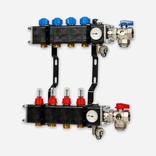 VTE composiet verdeler open - 4 groeps
