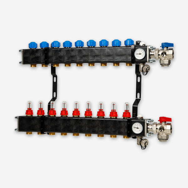 VTE composiet verdeler open - 9 groeps