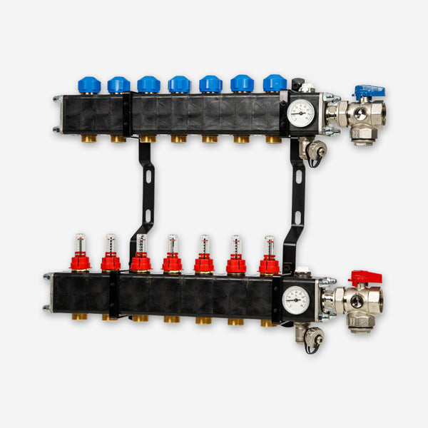 VTE composiet verdeler open - 7 groeps