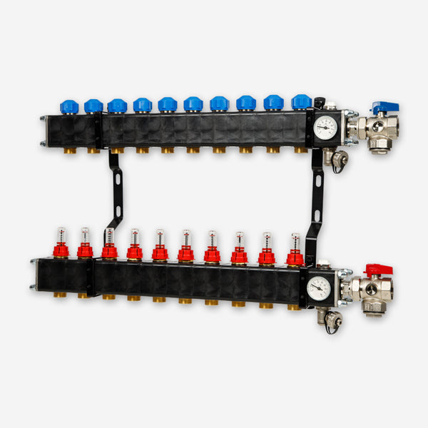 VTE composiet verdeler open - 10 groeps