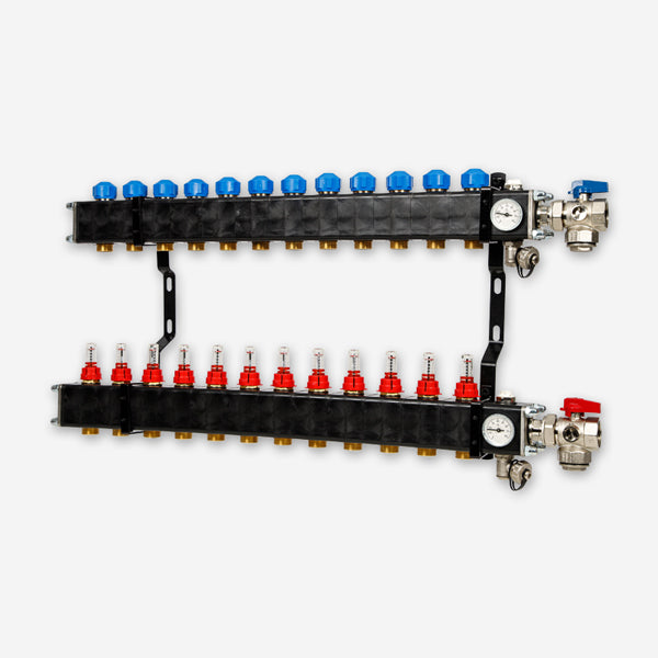 VTE composiet verdeler open - 12 groeps