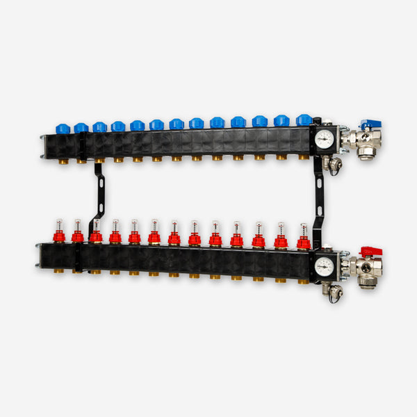 VTE composiet verdeler open - 13 groeps