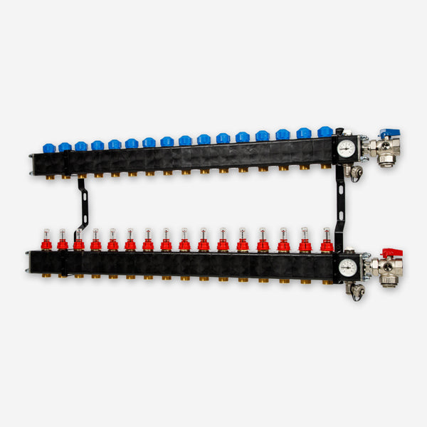 VTE composiet verdeler open - 16 groeps