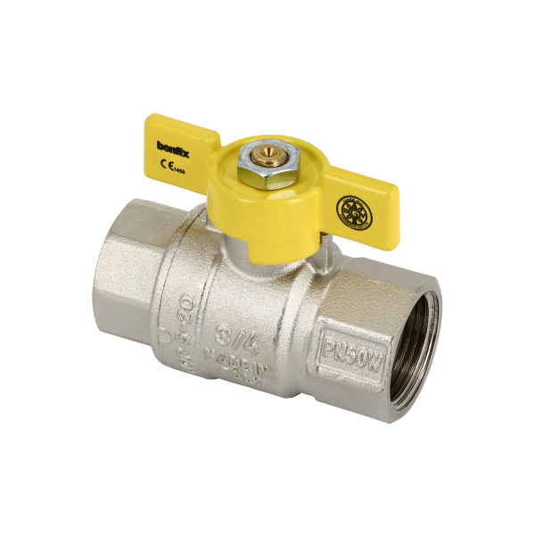 BONFIX Draad verchr. gaskraan RP 1 1 4" bi. x RP 1 1/4" bi.