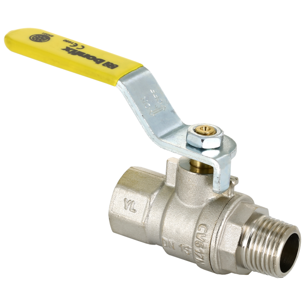 BONFIX Draad verchr. gaskraan RP 1" bi. x G 1" bu. Hendel