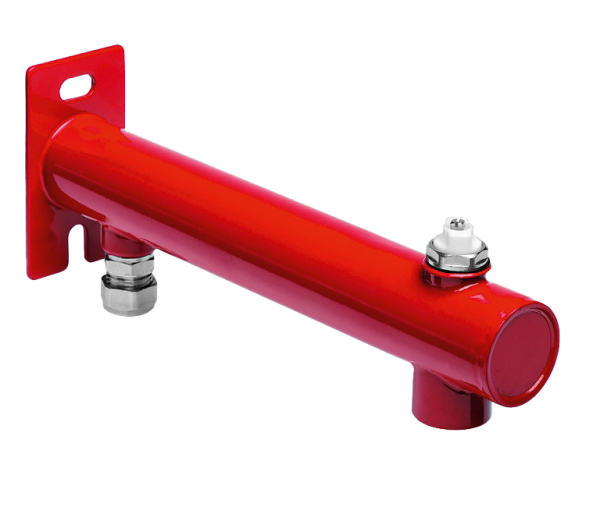 BONFIX Expansievatconsole 3 gats,voorgemonteerd vertind ROOD