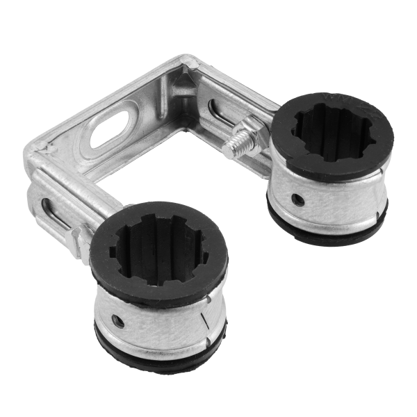 BONFIX Dubbele radiatorbeugel met EPDM 1/2"- 22 mm