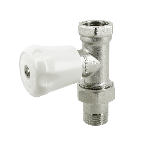 BONFIX Radiatorkraan 1/2" recht met koppeling
