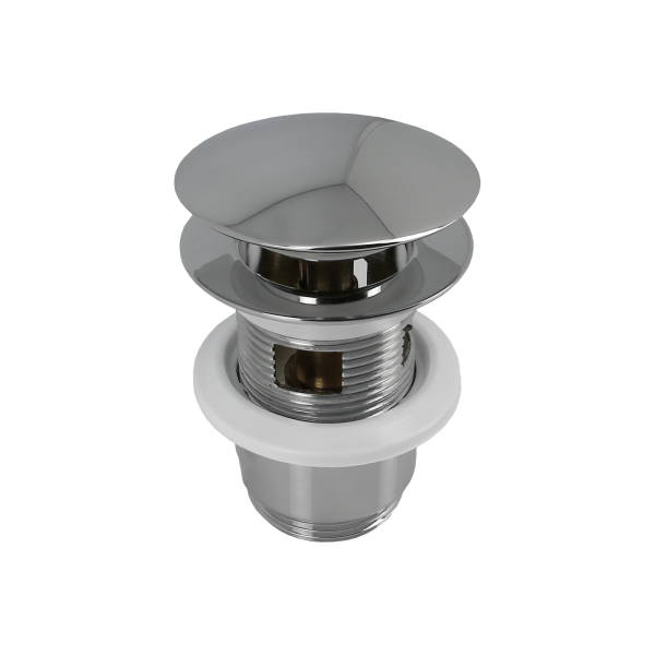 BONFIX Messing verchroomde wastafelplug clickwaste 1 1/4"