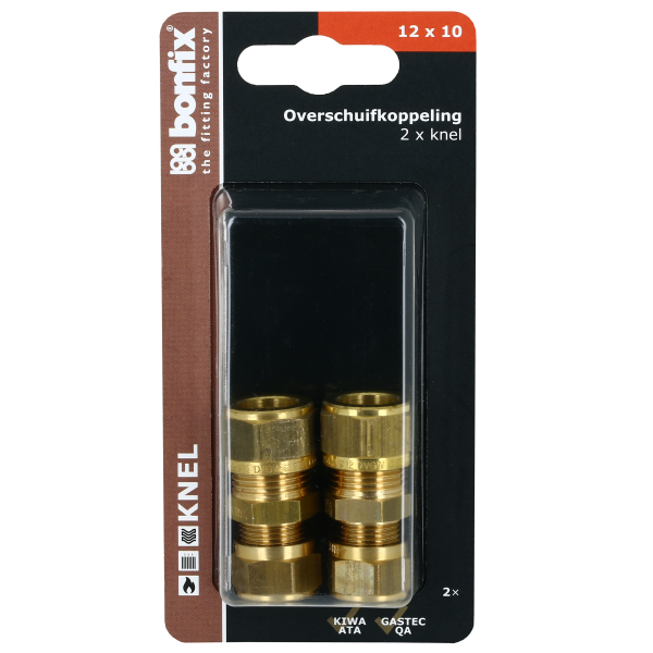 Blisters: Messing & messing vertinde knelfittingen