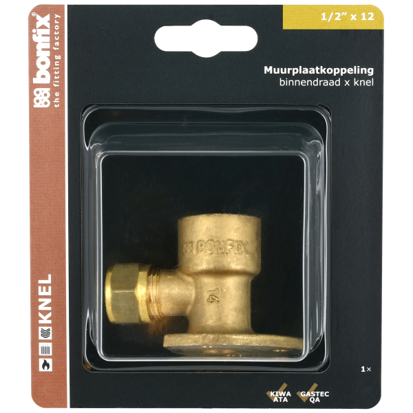 BONFIX Blister Muurplaat 1/2" binnendraad x 12 mm