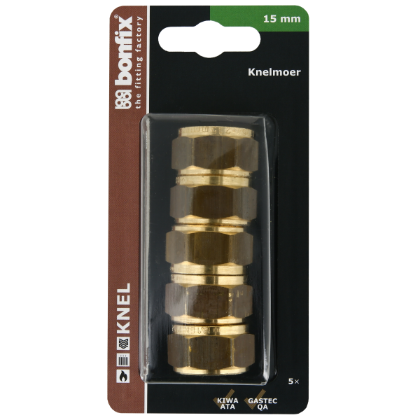 Blisters: Messing & messing vertinde knelfittingen