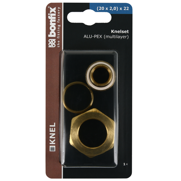 BONFIX Blister Knelset van 20x2,0 naar 22 mm knel