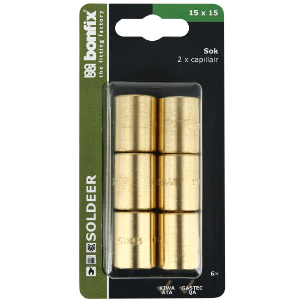BONFIX Blister Cap sok 15 x 15 mm 6 stuks
