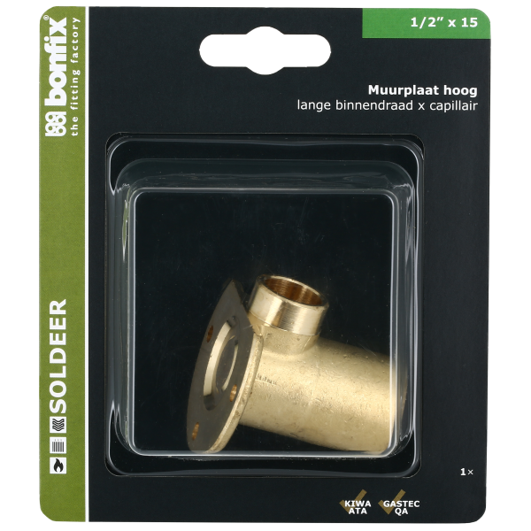 Blisters: Messing soldeerfittingen