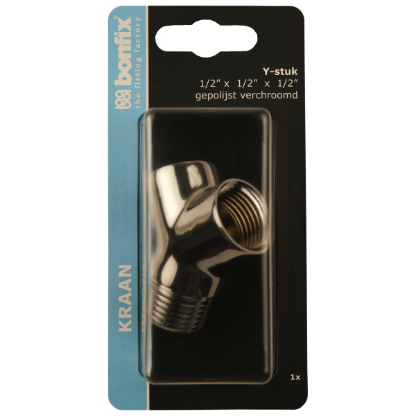 BONFIX Blister Y-stuk 1/2 bi x 1/2 bu x 1/2 bi