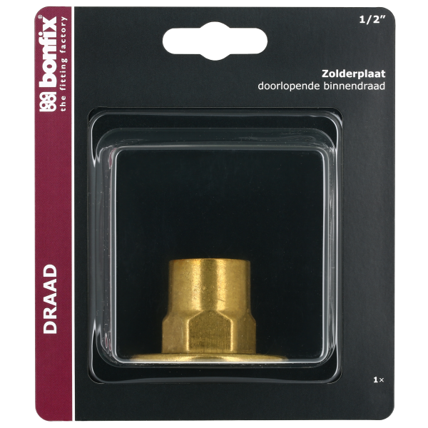 BONFIX Blister Zolderplaat 1/2" binnendraad