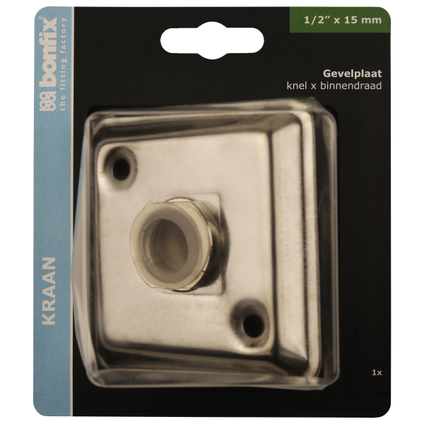 BONFIX Blister gevelplaat 1/2 bi.dr. x 15 knel