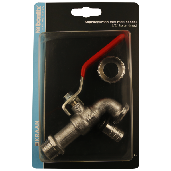 BONFIX Blister kogeltapkraan 1/2 met hendel