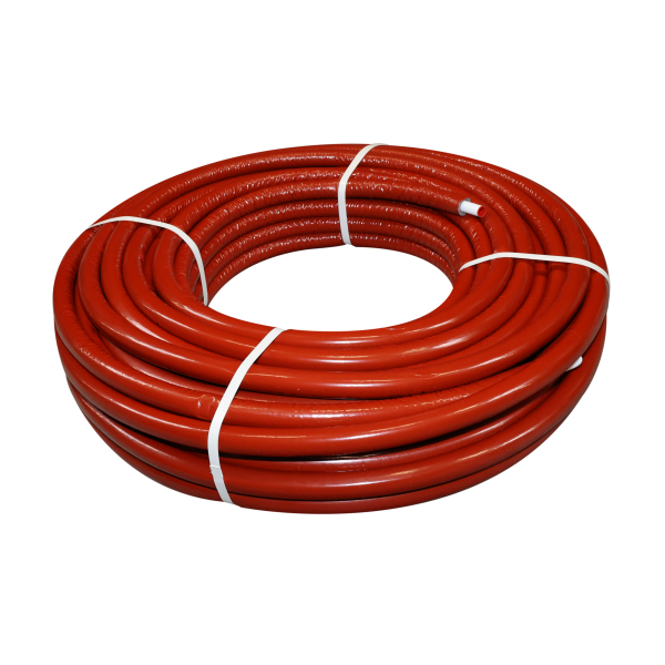 BONFIX Alu-pers systeembuis + 6 mm iso rood 20 x 2,0 rol 50m