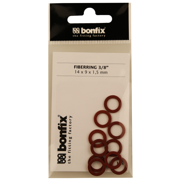 BONFIX Fiberring 3/8" (14 x 9 x 1,5 mm) 10 stuks