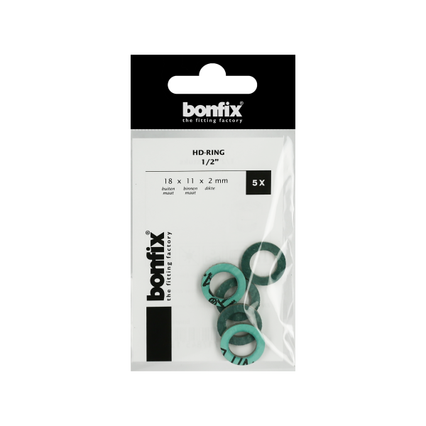 BONFIX HD-ring 1/2" (18 x 11 x 2mm)5st