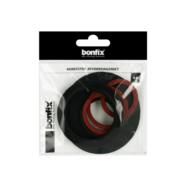 BONFIX Kunststof afvoerringenset 9 stuks