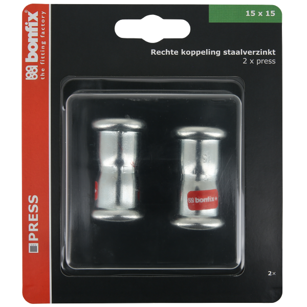Blisters: Pressfittingen staalverzinkt CV
