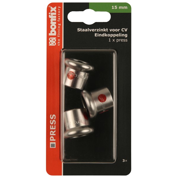 Blisters: Pressfittingen staalverzinkt CV
