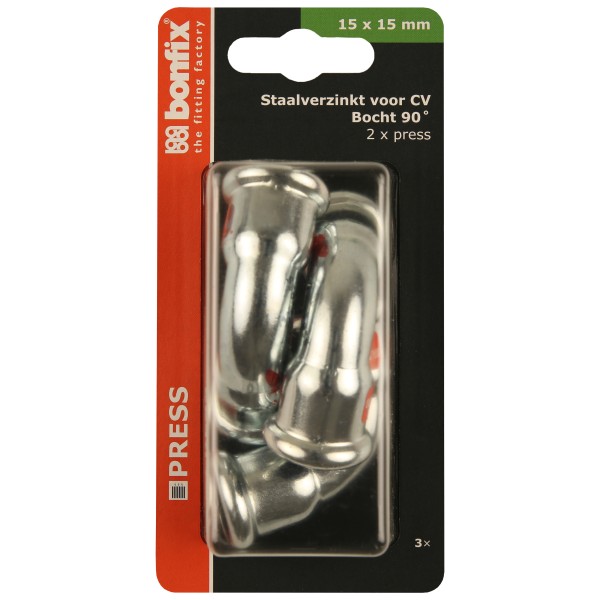 Blisters: Pressfittingen staalverzinkt CV
