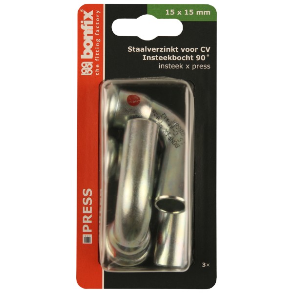 Blisters: Pressfittingen staalverzinkt CV