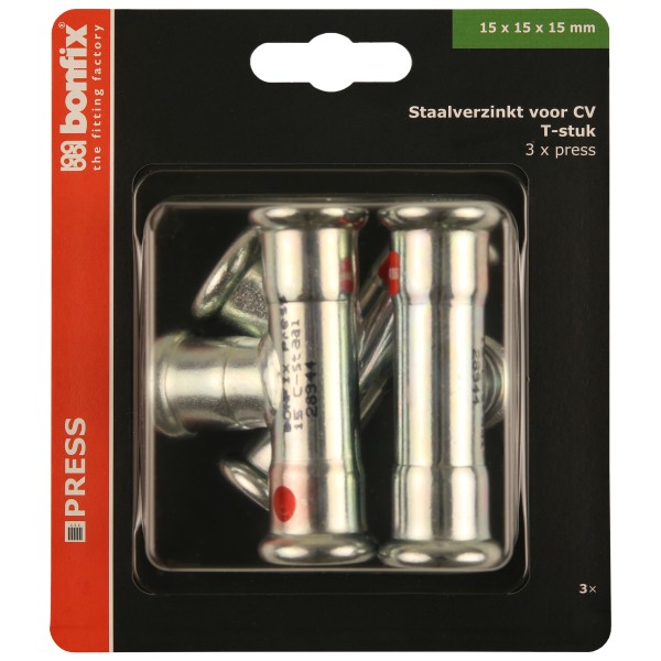 Blisters: Pressfittingen staalverzinkt CV