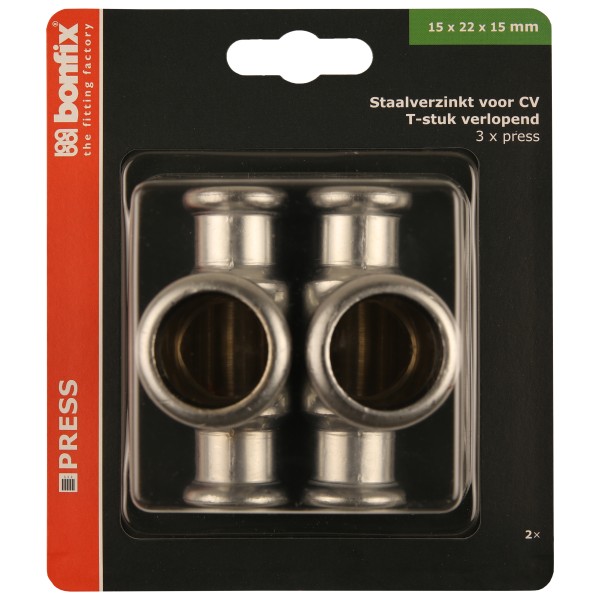 Blisters: Pressfittingen staalverzinkt CV
