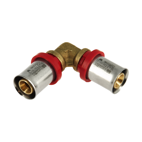 BONFIX Alu-pers kniekoppeling 16 x 16 mm 1st.