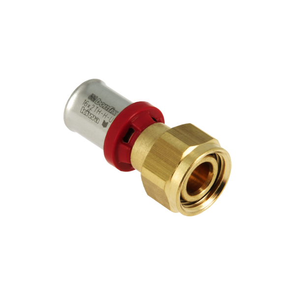 BONFIX Alu-pers 2delige koppeling 3/4" euroconus x 16 1st.