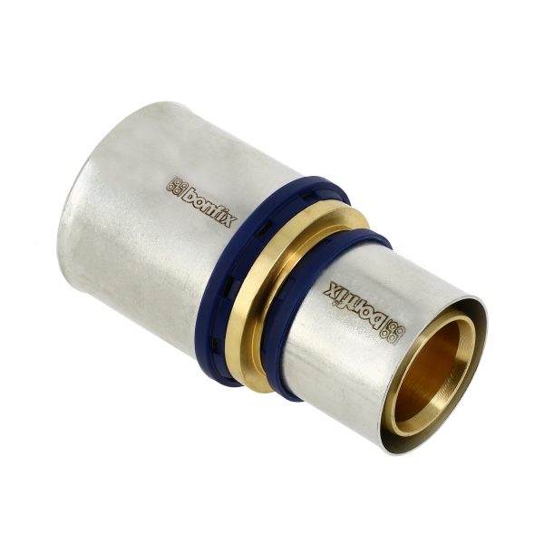 BONFIX Alu-pers rechte verloopkoppeling 63 x 50 mm