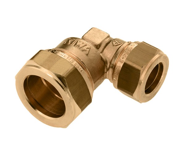 Zakverpakking: Messing & messing vertinde knelfittingen