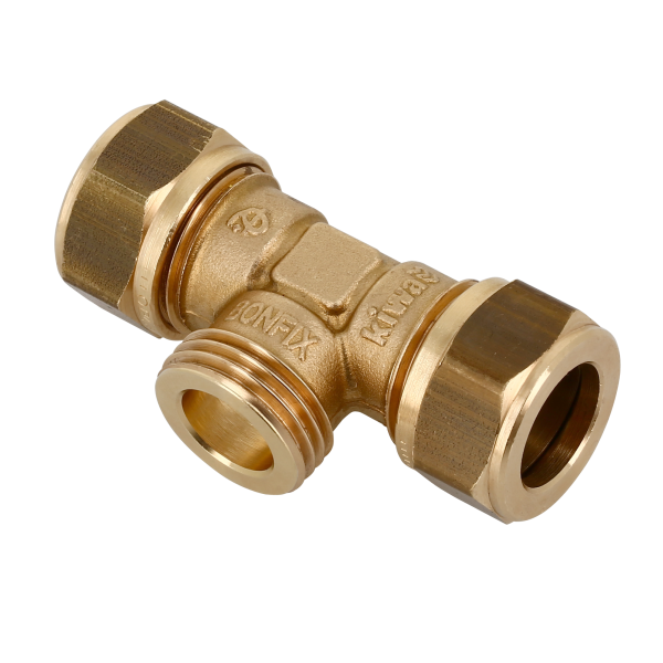 Zakverpakking: Messing & messing vertinde knelfittingen