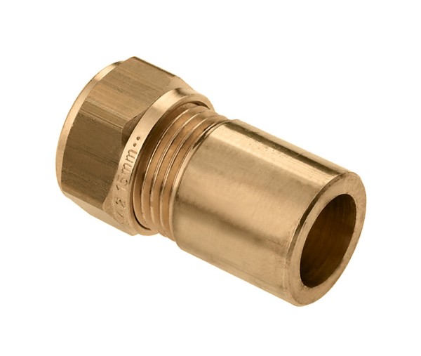 Zakverpakking: Messing & messing vertinde knelfittingen