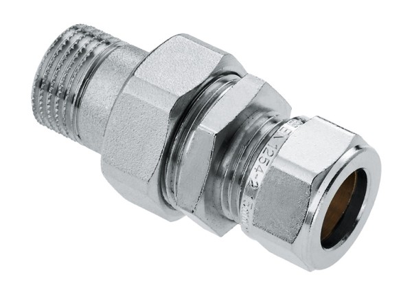 Zakverpakking: Messing & messing vertinde knelfittingen