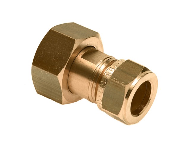 Zakverpakking: Messing & messing vertinde knelfittingen