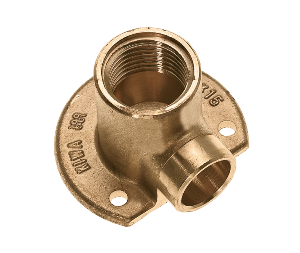 BONFIX soldeer muurplaat laag 3/8" bi.dr. x 12 1st